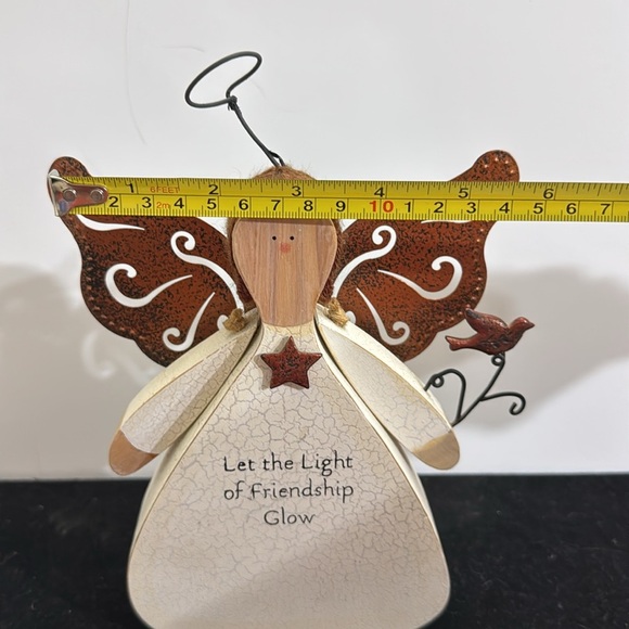 Russ Berrie and Company Angel Figurine Let The Light Home Decor - Picture 5 of 6